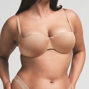 SKIMS Nude Toned Underwire Balconette Bra